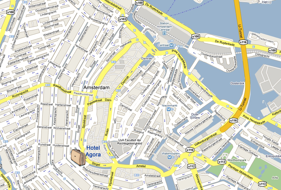 Karte Amsterdam Innenstadt | creactie
